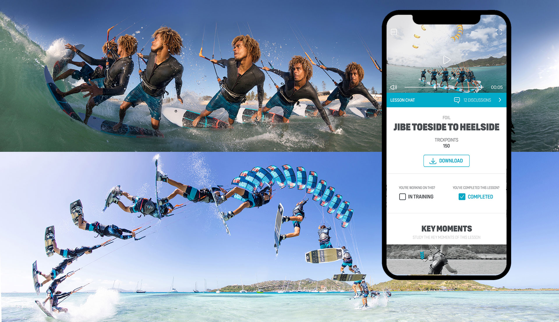 Duotone Academy App : l'application smartphone tutos kite et foil