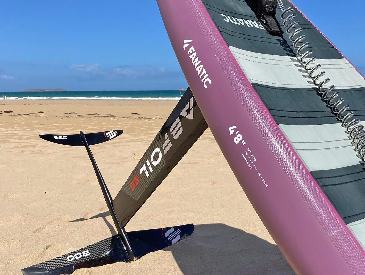 test planche de wingfoil Fanatic 2022 Sky 4.8 60L