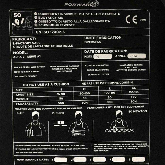 FORWARD WIP IMPACT VEST 50N 2025
