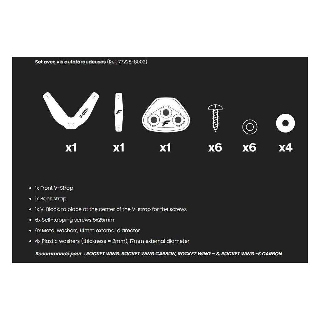 F-One V-Straps Foilboard