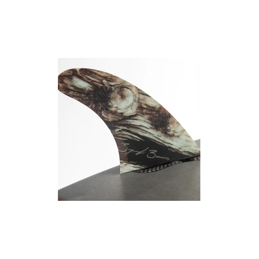 FEATHER FINS BUGARSKI MODERN KEEL BURN WOOD. CLICK TAB
