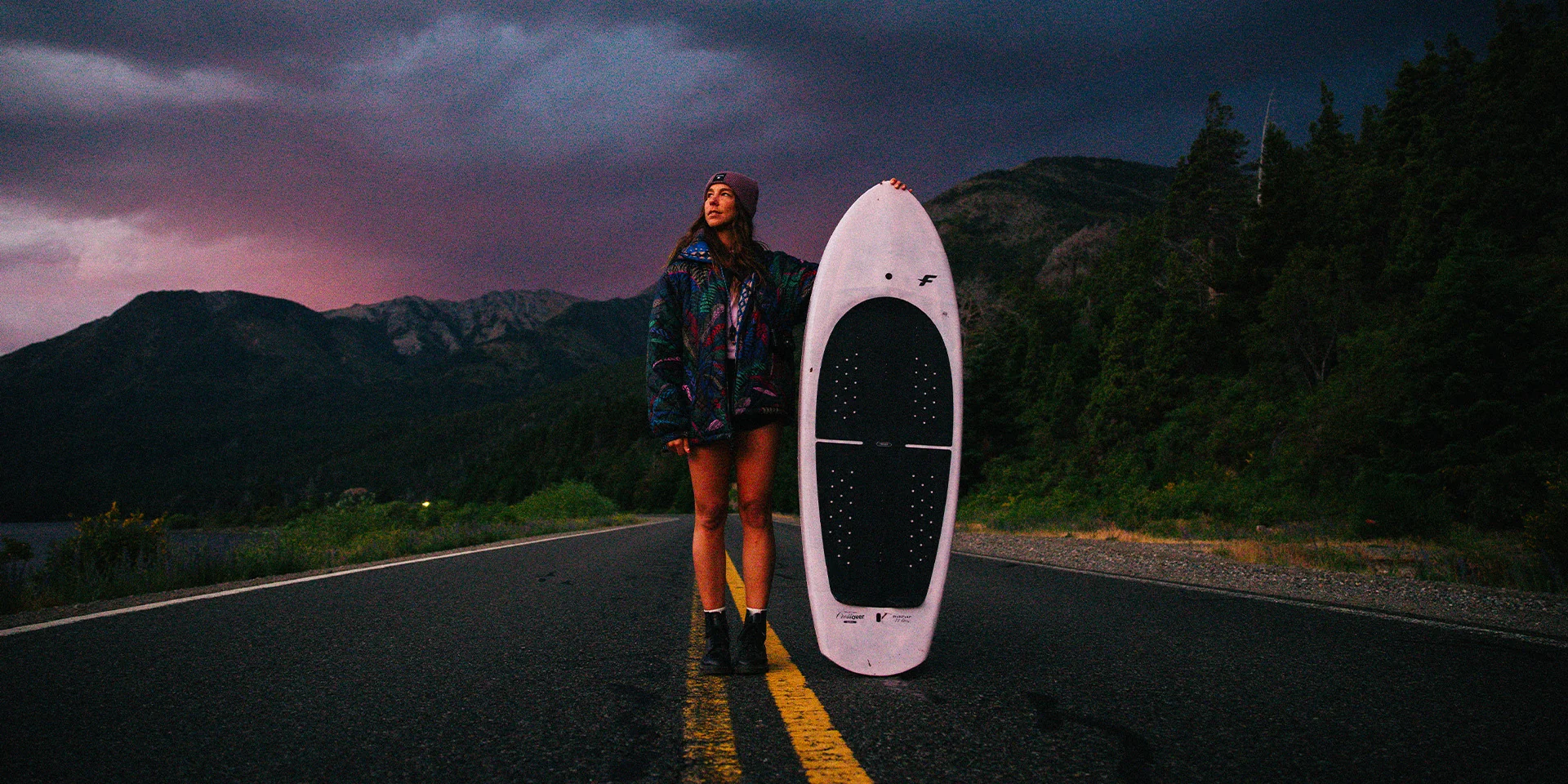 F-ONE Rocket Wing Crossover Carbon 2026 - vue lifestyle