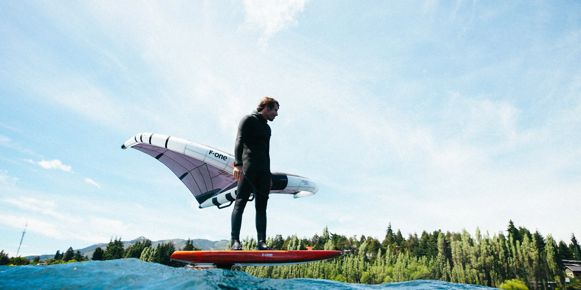 F-ONE Rocket Wing Midlength Carbon 2026 - session freeride