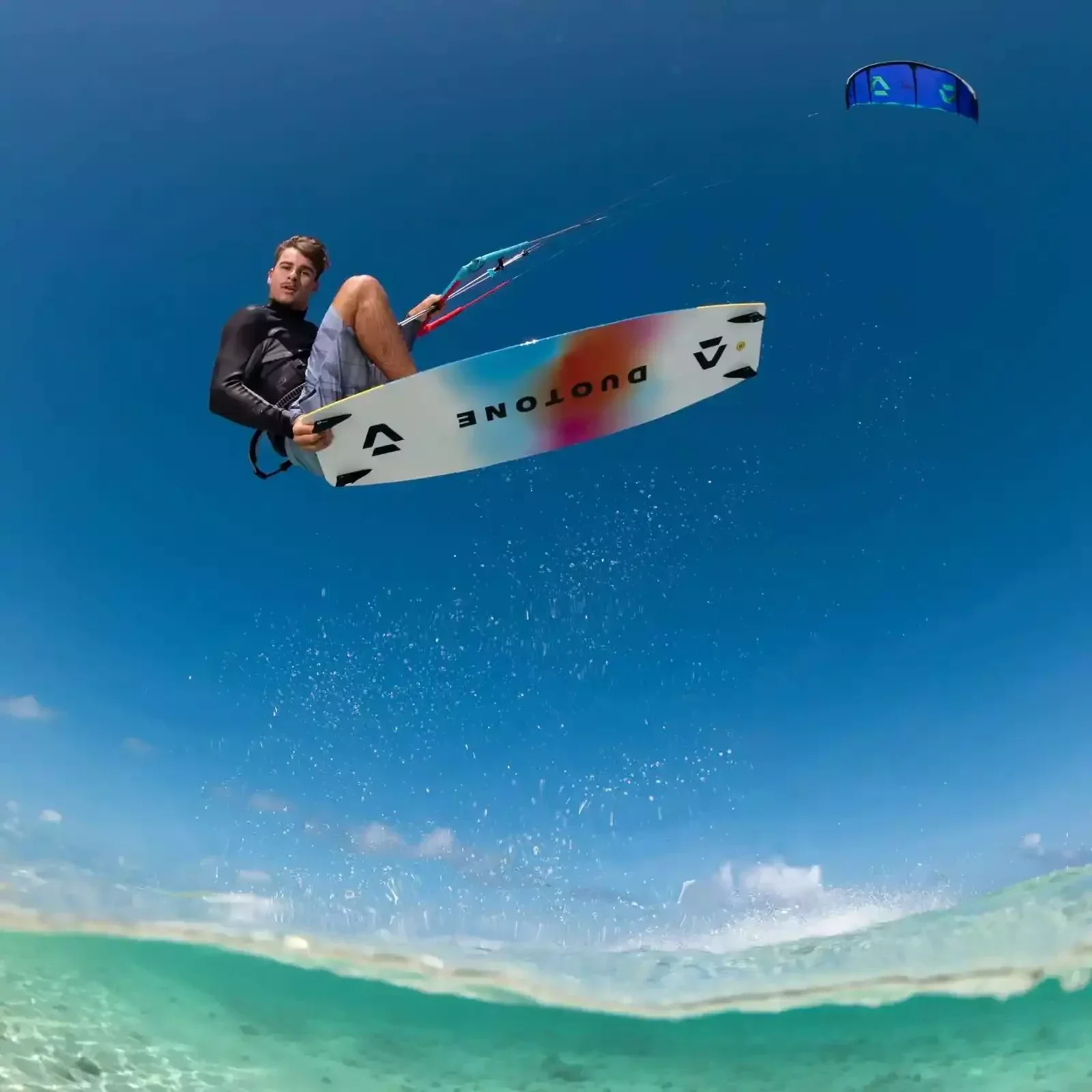 PACK KITESURF DUOTONE EVO 2026 + TRUST BAR 2026 + SELECT CONCEPT BLUE 2026