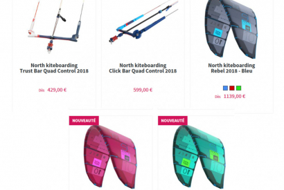 Catalogue en ligne North 2018.