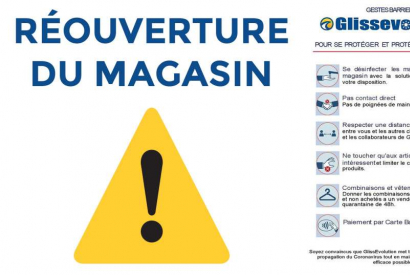Réouverture du magasin lundi 11 mai