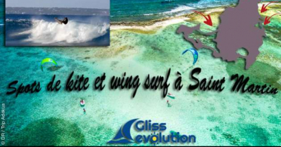 Guide : Spots de Saint Martin kite, wing, surf