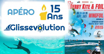 Apéro des 15 ans de GlissEvolution X Derby Kite & Fo