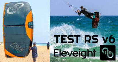 Test de l'aile de kite Eleveight RS V6 12m