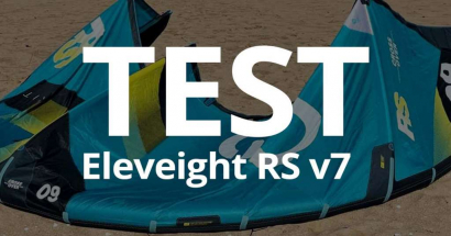 Test de l'aile de kitesurf Eleveight RS v7