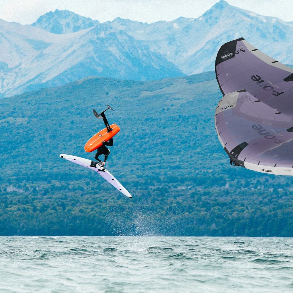 F-One Strike Quad-X 2026 en action - wingfoil jump