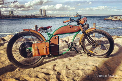 RayVolt, le vélo électrique vintage connecté.
