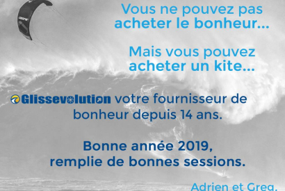 Bonne année 2019, remplie de bonnes sessions.