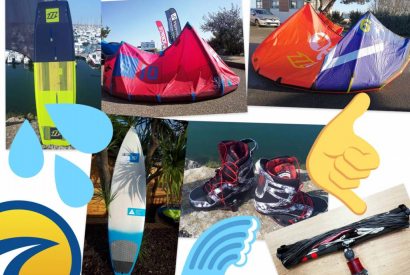 Retrouvez toutes nos occasions kitesurf et wake 