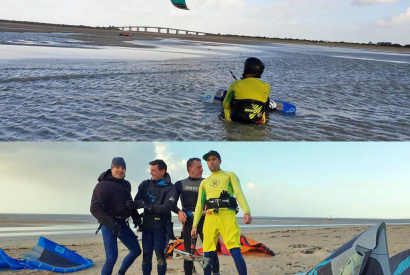 Fpv Mourad s'est bien éclaté avec son aile 7m² Eleveight RS + planche Process