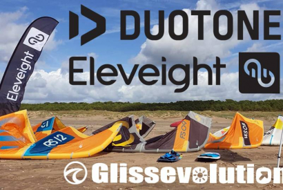 Test matos Glissevolution à La Baule 26 octobre : Duotone et Eleveight 2020